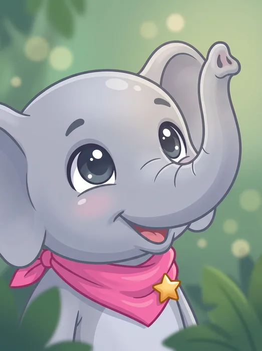 Amazed Abby the Elephant