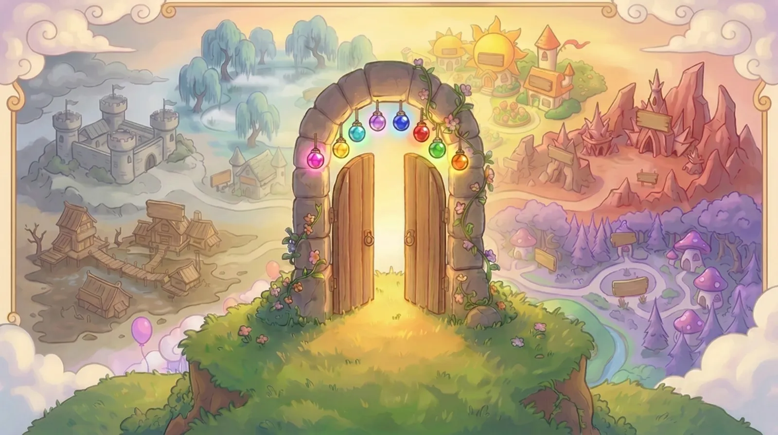 The magical doorway to the eight neighbourhoods